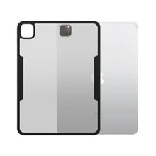 Заредете изображение във визуализатора на галерията – PanzerGlass ClearCase antibacterial case for iPad Pro 11" 2018 / 2020 / 2021 - transparent and black

