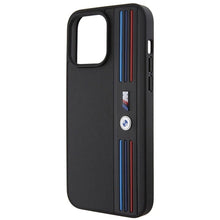 Заредете изображение във визуализатора на галерията – BMW Tricolor M Collection case for iPhone 15 Pro Max - black
