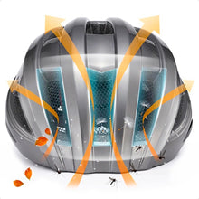 Заредете изображение във визуализатора на галерията – Rockbros ZK-013TI bicycle helmet - gray
