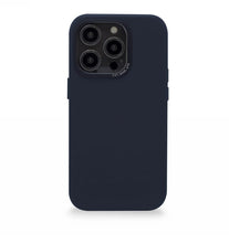 Заредете изображение във визуализатора на галерията – Decoded Leather Case with MagSafe for iPhone 14 Pro Max - navy blue
