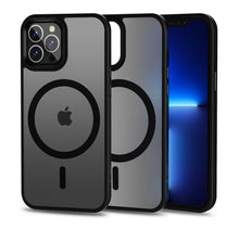 Заредете изображение във визуализатора на галерията – Tech-Protect MagMat MagSafe case for iPhone 12 / 12 Pro - matte black
