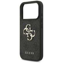 Заредете изображение във визуализатора на галерията – GUESS case for IPHONE 18 Pro / 17 Pro GUE005603 (4G PU Big Logo) black
