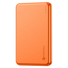 Заредете изображение във визуализатора на галерията – Powerbank compatible with MagSafe Forcell F-Energy Slim F5K9 QC4.0 PD3.0 15W 5000 mAh orange
