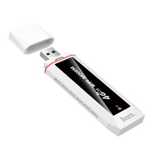 Заредете изображение във визуализатора на галерията – Mobile router 4G LTE WiFi 6 USB A Hoco HI43 black and white
