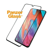 Заредете изображение във визуализатора на галерията – PanzerGlass E2E Pro Regular antibacterial tempered glass for Samsung Galaxy A41 - with black frame
