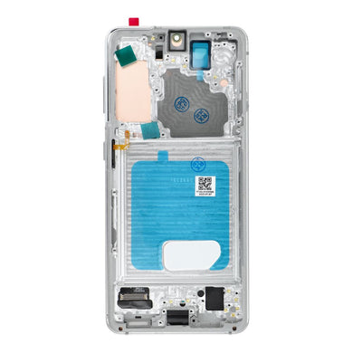 LCD Display for SAMSUNG S21 5G White SOFT OLED with frame