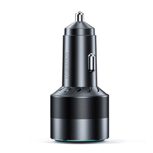Заредете изображение във визуализатора на галерията – Choetech TC0010 USB-C USB-A PD 63W car charger - black
