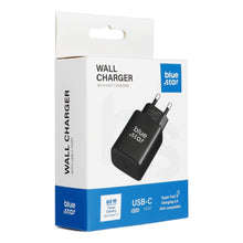 Заредете изображение във визуализатора на галерията – Phone charger Blue Star USB C AVS (iPhone 17Pro/Pro Max) SFC2.0 3A 60W TFB-AVS-60W black
