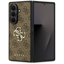 Заредете изображение във визуализатора на галерията – GUESS case for SAMSUNG Z Fold7 GUHCZFD74GMGBR (4G PU Big Logo) brown
