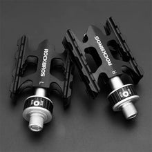 Заредете изображение във визуализатора на галерията – Rockbros K320F-BK MTB Aluminum Alloy Pedal Set - Black
