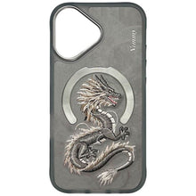 Заредете изображение във визуализатора на галерията – NIMMY case DRAGON compatible with MagSafe for IPHONE 16 gray
