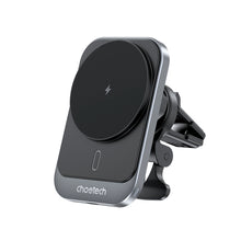 Заредете изображение във визуализатора на галерията – Choetech T206-F car holder with inductive charger up to 15W - black
