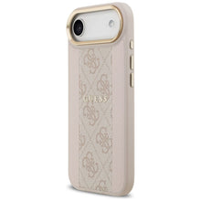 Заредете изображение във визуализатора на галерията – GUESS case for IPHONE 17 Air compatible with MagSafe GUHMP17MPG4SEMCP (PU W/ 4G Stripe) pink
