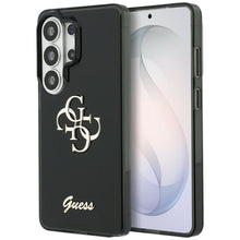 Заредете изображение във визуализатора на галерията – GUESS case for SAMSUNG S26 Ultra GUHMS26LHGTMLCGK (IML Big Metal 4G and Script) black
