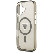 Заредете изображение във визуализатора на галерията – GUESS case for IPHONE 17 compatible with MagSafe GUHMP17SHGTMLCGA (IML Gradient W/ Triangle Logo) khaki
