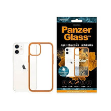 Заредете изображение във визуализатора на галерията – PanzerGlass ClearCase case for iPhone 12 mini - transparent orange
