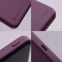 Заредете изображение във визуализатора на галерията – Powerbank compatible with MagSafe Forcell F-Energy Slim F5K9 QC4.0 PD3.0 15W 5000 mAh cherry
