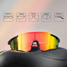 Заредете изображение във визуализатора на галерията – Rockbros 10182 polarizing cycling glasses - red
