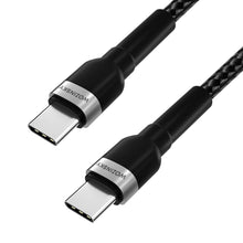 Заредете изображение във визуализатора на галерията – Wozinsky WNBCC2 USB-C / USB-C PD 65W cable 2 m - black
