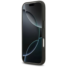 Заредете изображение във визуализатора на галерията – BMW case for IPHONE 17 Pro compatible with MagSafe BMHMP17L25PFWSMK (PU FW Metal Logo) black
