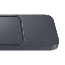 Заредете изображение във визуализатора на галерията – Samsung Duo EP-P5400TBEGEU 15W inductive charger with mains charger and power cable - black
