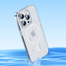 Заредете изображение във визуализатора на галерията – Benks Magnetic Crystal Case for Iphone 15 Pro transparent
