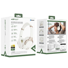 Заредете изображение във визуализатора на галерията – Acefast H2 on-ear wireless Bluetooth 5.3 ANC headphones - beige
