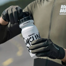 Заредете изображение във визуализатора на галерията – Rockbros 16110006002 shock-absorbing cycling gloves size M - green and black
