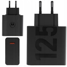 Заредете изображение във визуализатора на галерията – MOTOROLA original charger Type C 125W MC-1259 black bulk
