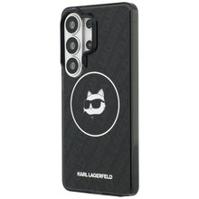 Заредете изображение във визуализатора на галерията – KARL LAGERFELD case for SAMSUNG S26 Ultra KLHMS26LHMKBCHOK (Magnetic IML Repeated Logo and Choupette) black
