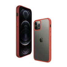 Заредете изображение във визуализатора на галерията – PanzerGlass ClearCase case for iPhone 12 Pro Max - transparent and red
