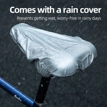 Заредете изображение във визуализатора на галерията – Rockbros LF044BL saddle cover with rain cover - black and blue
