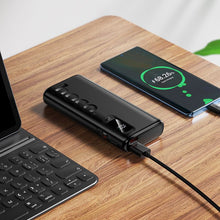 Заредете изображение във визуализатора на галерията – Powerbank Hoco 10000 mAh QC PD 2A 22,5W J158 Pro black
