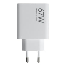 Заредете изображение във визуализатора на галерията – XIAOMI original charger USB A QC3.0 3A 67W MDY-15-ET white bulk
