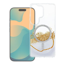 Заредете изображение във визуализатора на галерията – Case for Samsung S24 / S25 Golden compatible with MagSafe white
