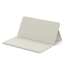 Заредете изображение във визуализатора на галерията – Wireless keyobard with stand for smartphone/tablet QWERTY Satechi Onthego sand
