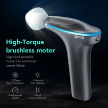 Заредете изображение във визуализатора на галерията – SKG F7-E massage gun for the whole body - gray
