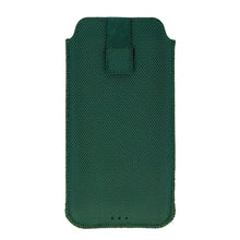 Заредете изображение във визуализатора на галерията – HIT Pouch Case (Size XL) for Iphone 14 Pro Max/13 Pro Max/12 Pro Max/Samsung A54 5G/A53 5G/A52/S21 Plus/S20 FE design 2 dark green
