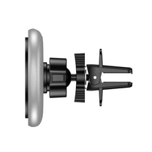 Заредете изображение във визуализатора на галерията – Tech-Protect A2 car phone holder with MagSafe 15W inductive charger for air vent - black
