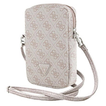 Заредете изображение във визуализатора на галерията – Guess Zip 4G Triangle bag - pink
