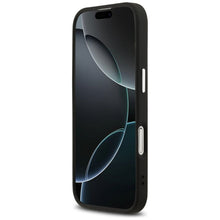 Заредете изображение във визуализатора на галерията – GUESS case for IPHONE 17 compatible with MagSafe GUHMP17SPSAREGSK (PU W/ Classic Logo) black

