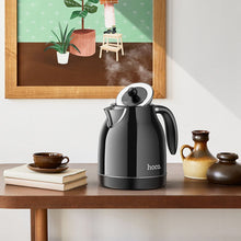 Заредете изображение във визуализатора на галерията – HOCO retro electric kettle 1,7L HE10 black
