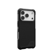 Заредете изображение във визуализатора на галерията – UAG Urban Armor Gear case METROPOLIS LT compatible with MagSafe for IPHONE 17 Pro kevlar black

