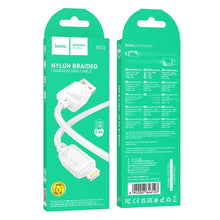 Заредете изображение във визуализатора на галерията – HOCO cable USB A to Lightning 2,4A X113 1 m white
