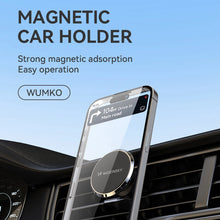 Заредете изображение във визуализатора на галерията – Wozinsky WUMKO magnetic phone holder for car air vent - black
