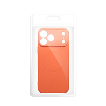 Заредете изображение във визуализатора на галерията – Case for iPhone 18 Pro Max / 17 Pro Max Silicone Mag Cover compatible with MagSafe (camera protection) orange
