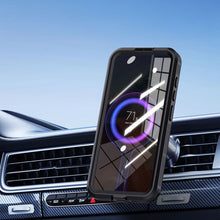 Заредете изображение във визуализатора на галерията – Waterproof case SHELLBOX MARS with metal ring for SAMSUNG S25 black
