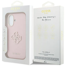 Заредете изображение във визуализатора на галерията – GUESS case for IPHONE 17 GUHCP17S5PS4RGGP (PU FW Resin Logo) pink
