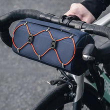 Заредете изображение във визуализатора на галерията – Rockbros 30110054002 bicycle handlebar bag 2.2 l - blue
