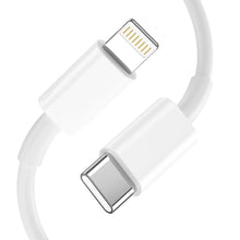 Заредете изображение във визуализатора на галерията – Tech-Protect C20W USB-C PD 20W / USB-A QC 3.0 network charger with USB-C / Lightning cable - white
